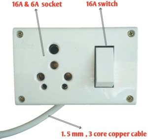 electrical extension box flipkart|vkv 16 amp extension.